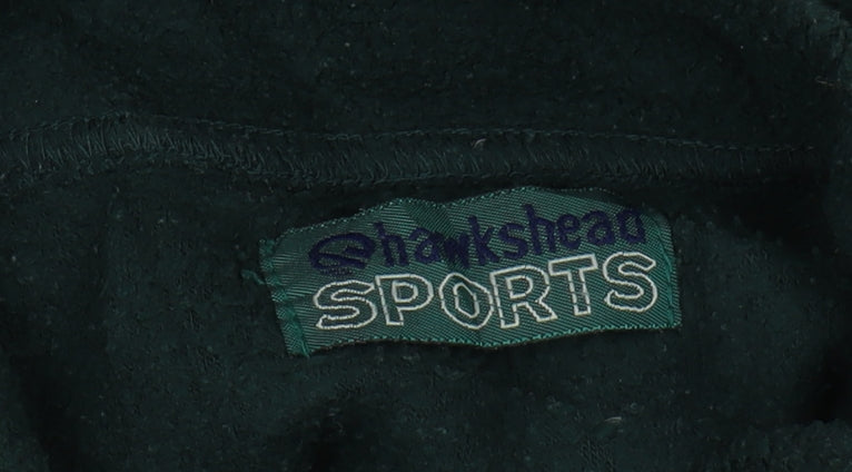 Hawkshead Unisex Green Fleece Pullover Sweatshirt S