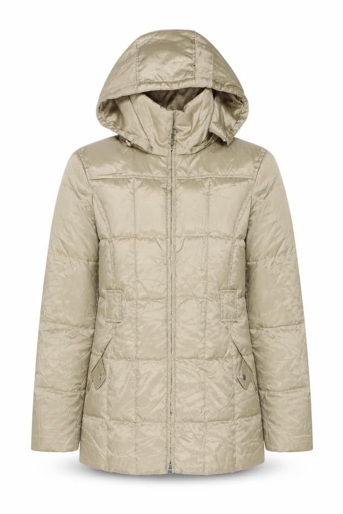Marvin Richards Women's Beige Puffer Jacket Size S