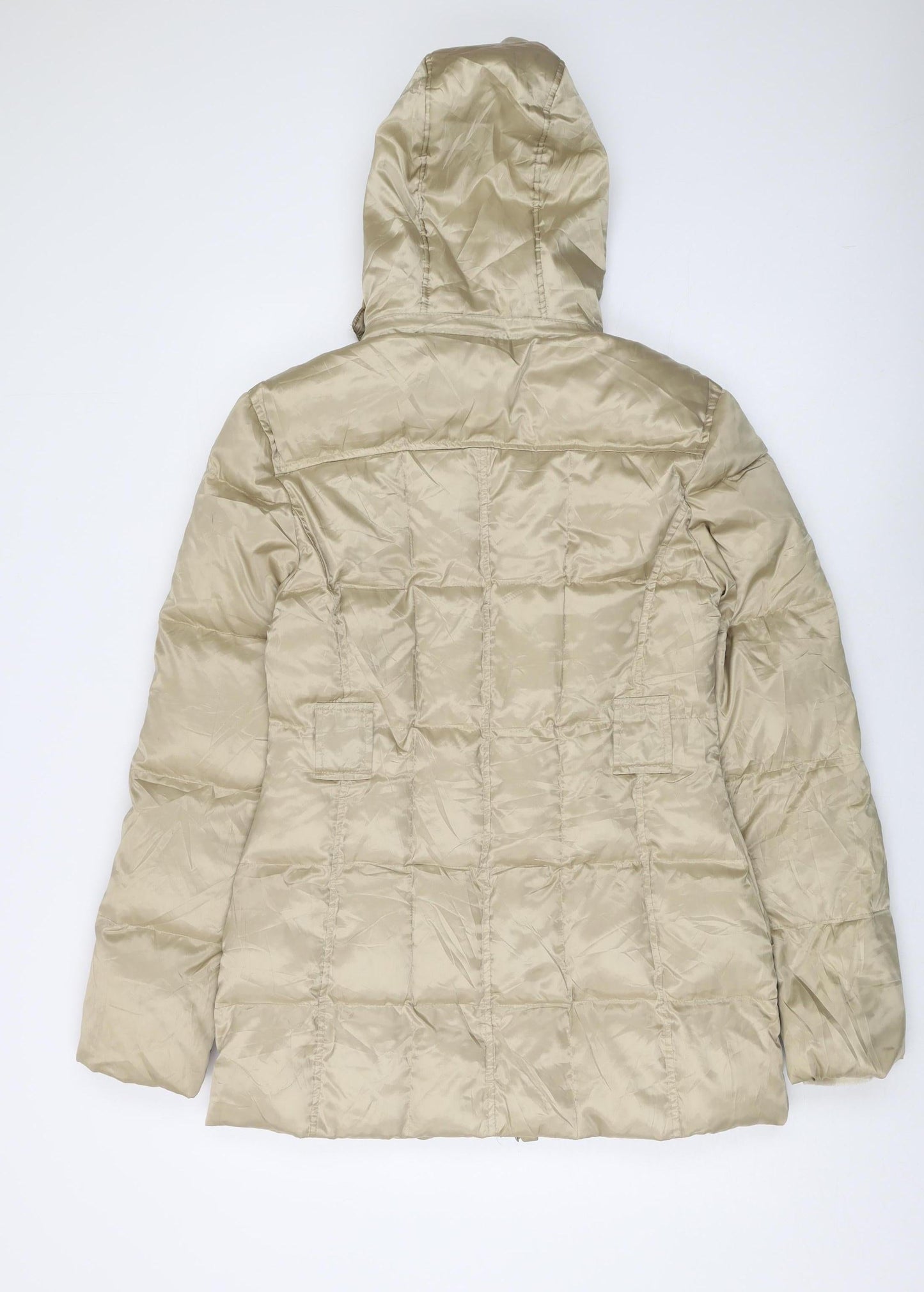 Marvin Richards Women's Beige Puffer Jacket Size S