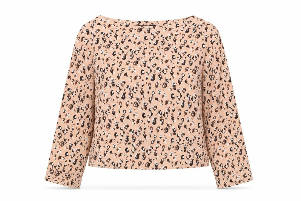 Marks & Spencer Women's Beige Floral Blouse Size 16