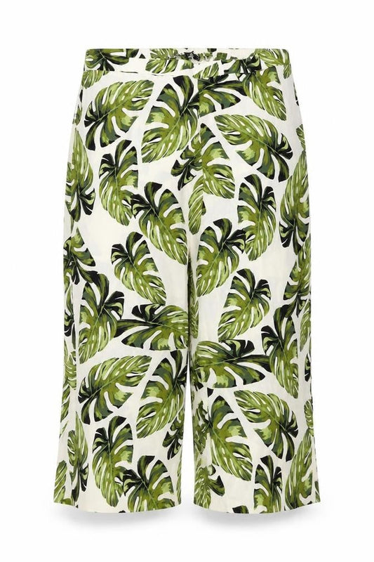 Boohoo Women's Multicolour Floral Cropped Trousers