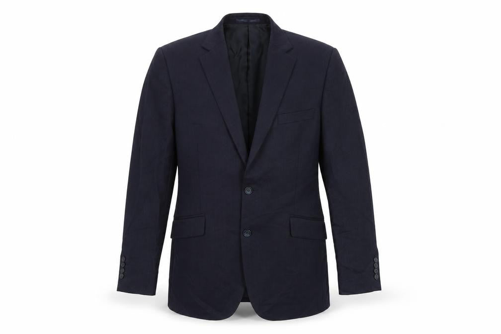 Brook Taverner Men's Black Wool Blazer 38R
