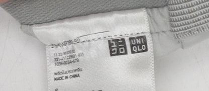 Uniqlo Women's Grey Check Dress Pants - Size S