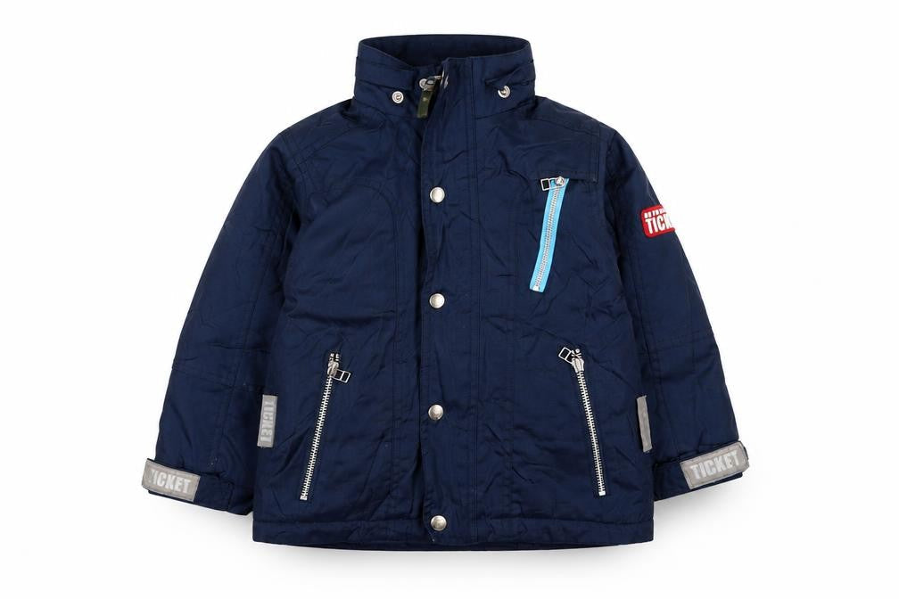 Ticket to Heaven Boys Blue Hooded Jacket 2 Years