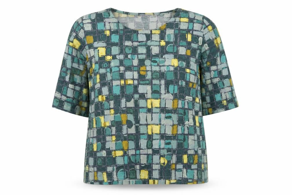 Honor Millburn Women's Multicoloured Geometric Top 18-20