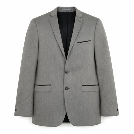 Red Herring Men's Grey Blazer, Long, Size 40L, Business Formal