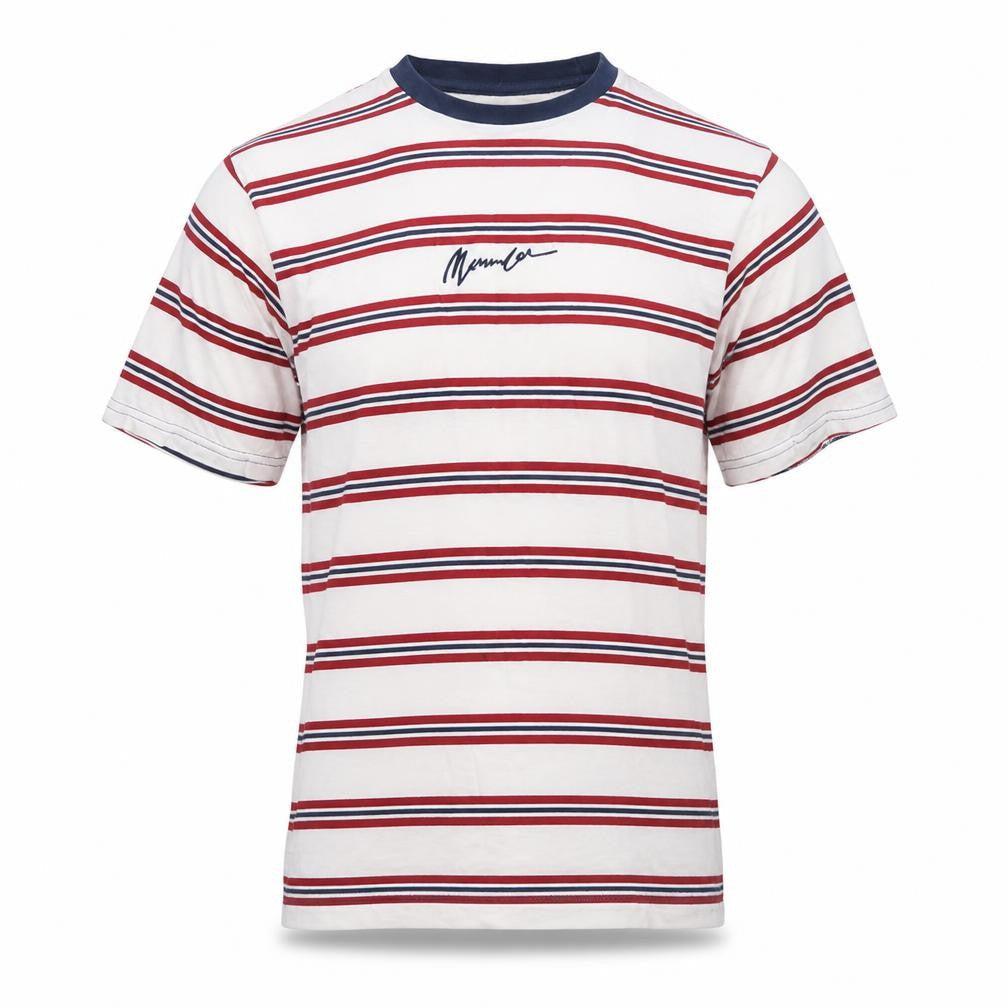 Mennace Classic Red Striped T-Shirt XS
