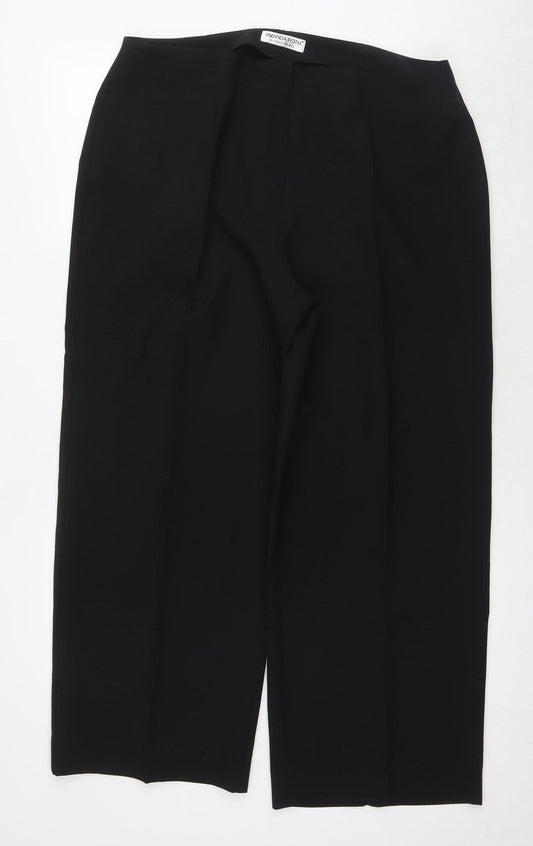 Amanda Roth Women's Black Dress Trousers, Size 18