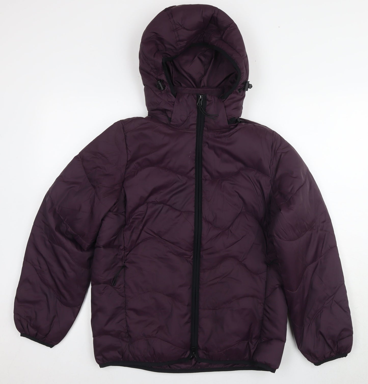 Marks and Spencer Women's Purple Puffer Jacket Size 8