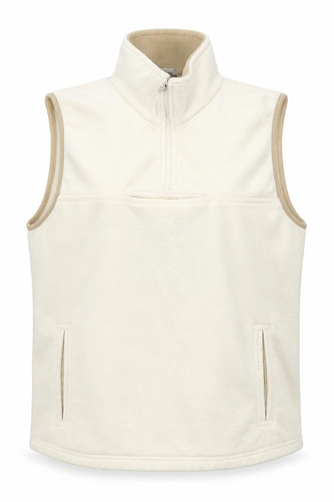 Marks & Spencer Ivory Fleece Vest Women's Size 14