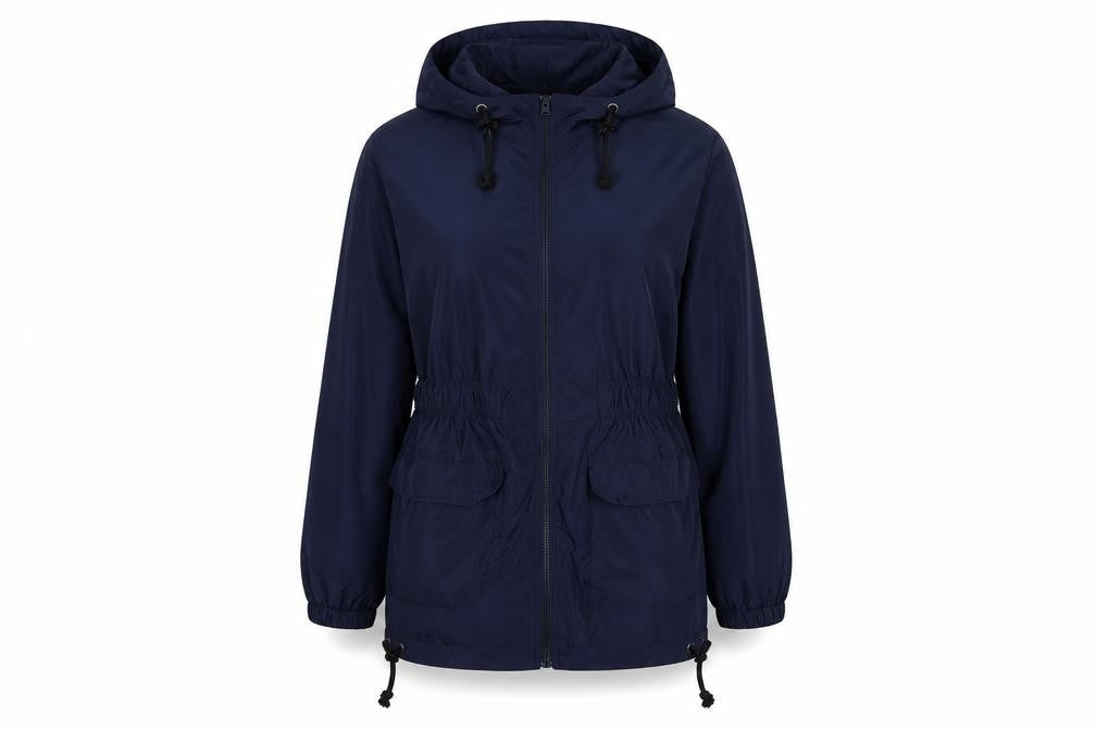 Boohoo Women’s Blue Anorak Jacket Size 12