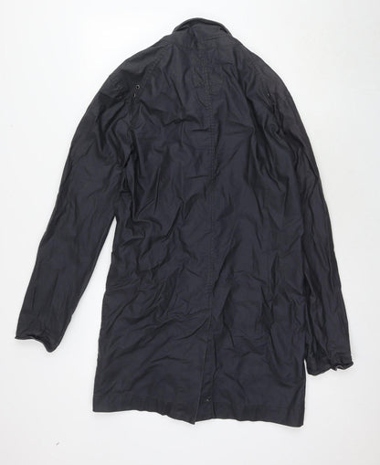 River Island Women's Black Trench Coat Size S