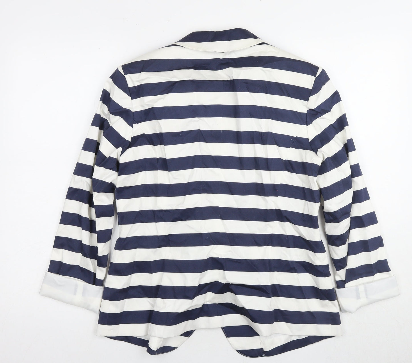 Libra Women's Multicoloured Striped Blazer Size 12