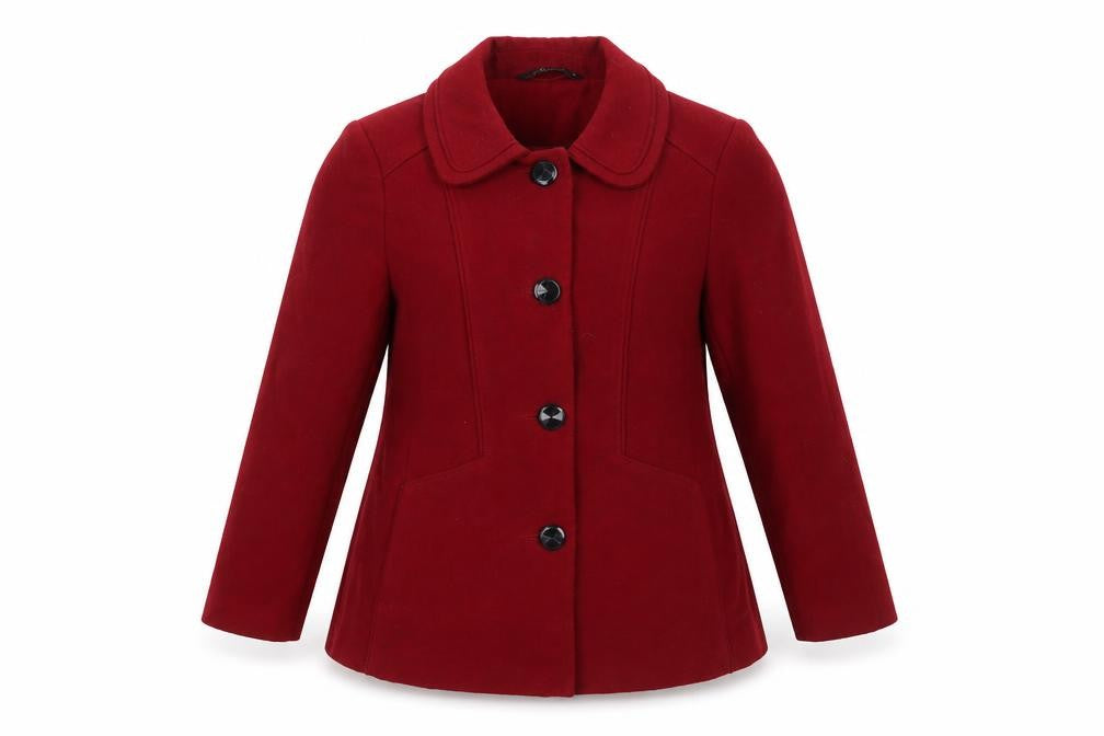 Bonmarché BN Collection Women's Red Mid-Length Coat Size 14