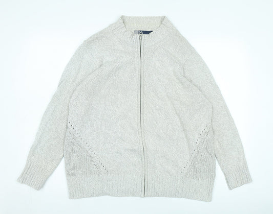Xtr Tee Men's Ivory Cotton Full Zip Jumper XS
