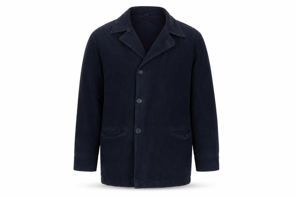 BHS Men's Blue Mid-Length Overcoat M