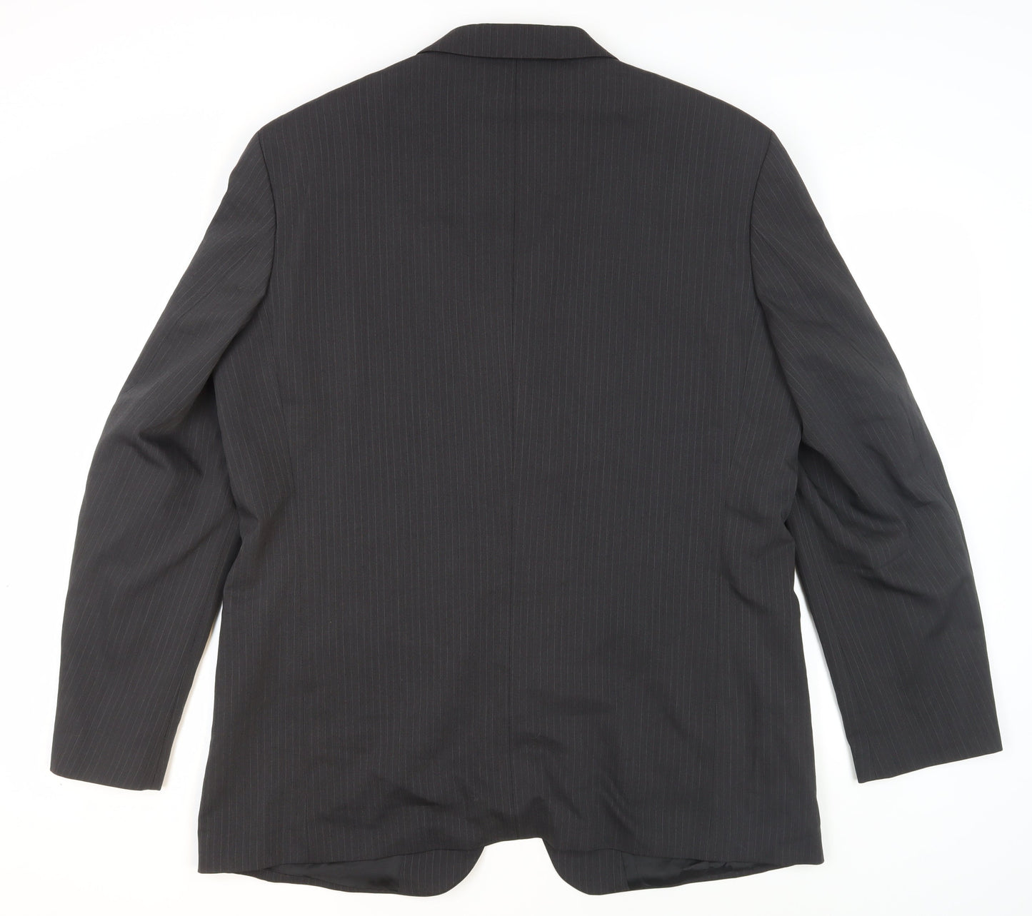 Ciro Citterio Men's Black 44L Striped Blazer