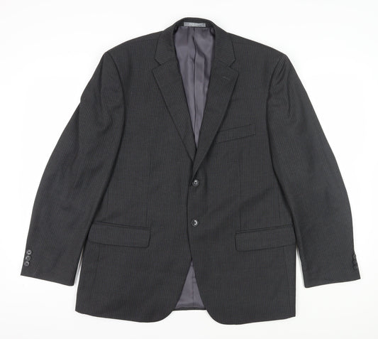 Jack Reid Mens Grey Blazer 44 Short Business Formal