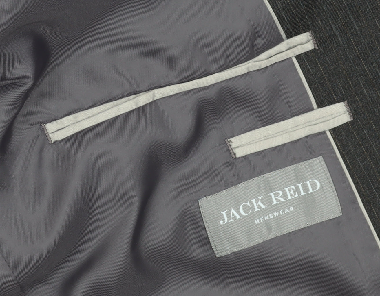 Jack Reid Mens Grey Blazer 44 Short Business Formal