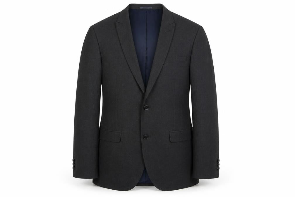 Next Men's Black Blazer, Regular Fit, Size 40R