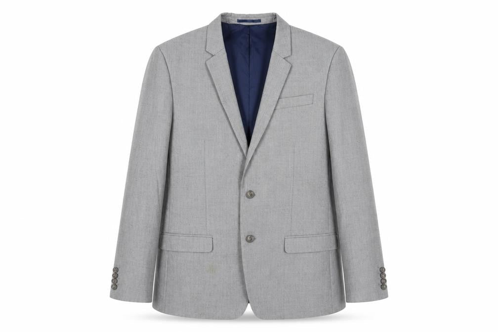 River Island Men's Grey Blazer Regular Fit 44R