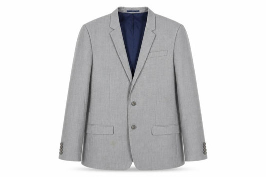 River Island Men's Grey Blazer Regular Fit 44R