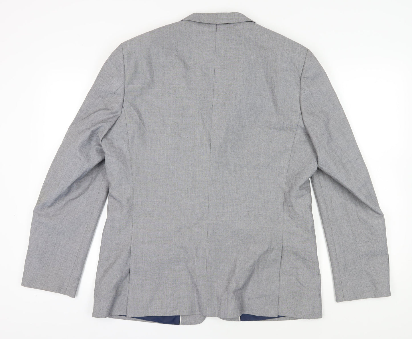 River Island Men's Grey Blazer Regular Fit 44R
