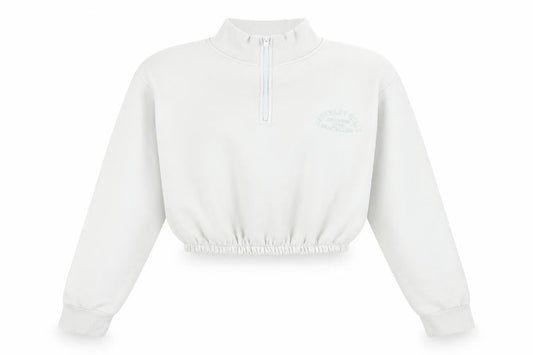 MISSPAP Women's White Pullover Sweatshirt Size 6