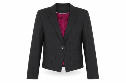 Next Women's Black Check Blazer, Size 12, Business
