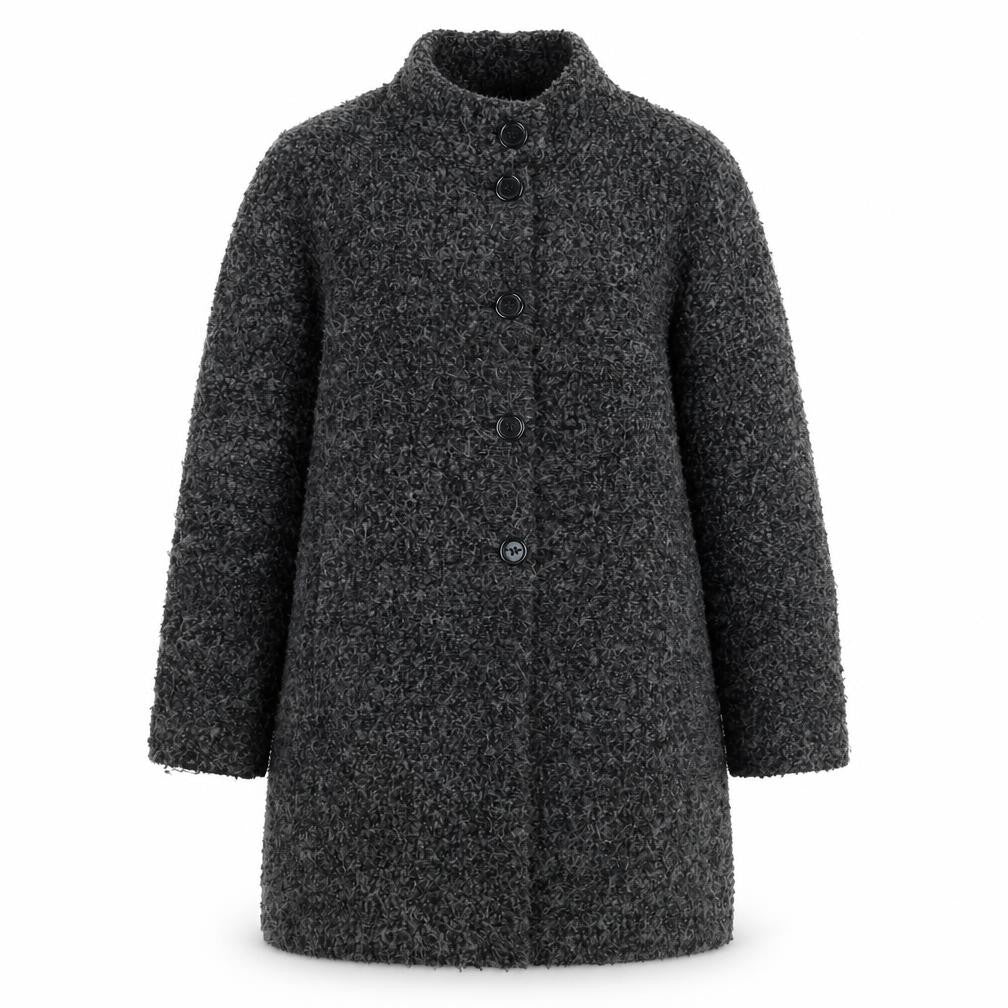 Debenhams Women Black Coat Size 12 Regular Fit