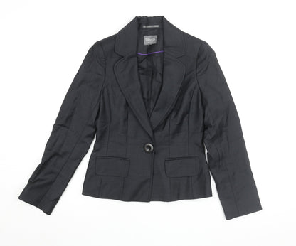 TM Lewin Women's Black Suit Jacket Size 10 Business