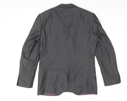 Next Men's Grey Blazer 40R Regular Fit Formal