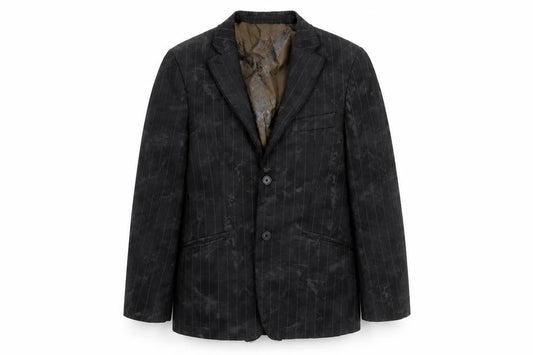 River Island Men's Brown Striped Blazer S