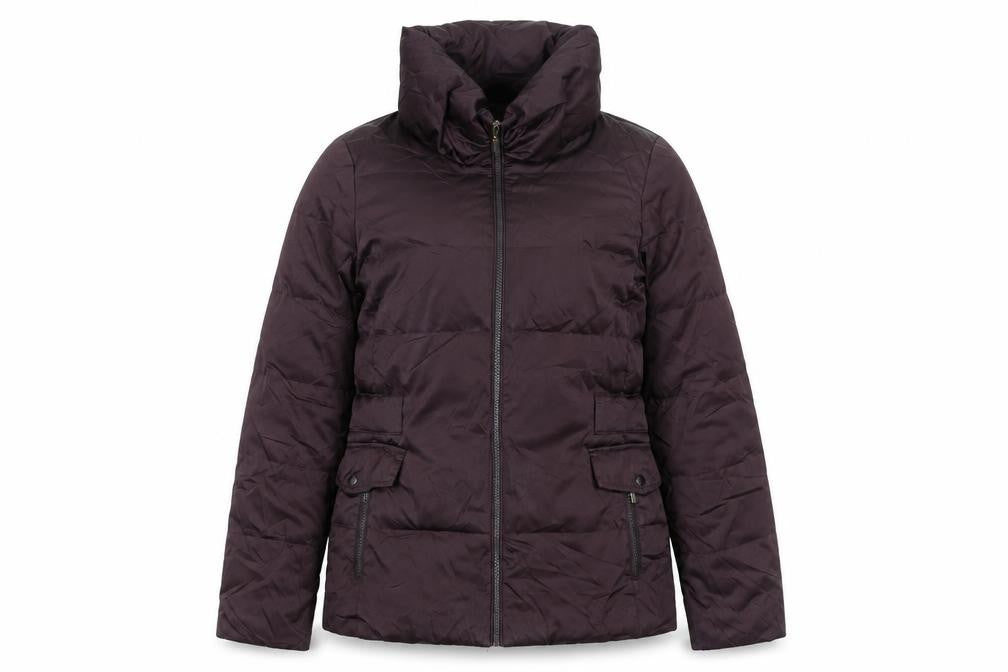Cortefiel Women's Brown Puffer Jacket Size S Winter