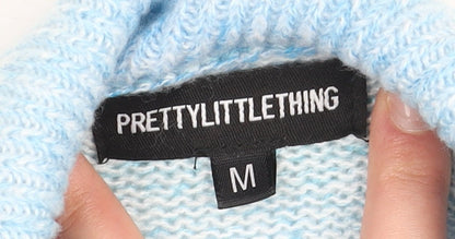 PRETTYLITTLETHING Women's Multicoloured Pullover M
