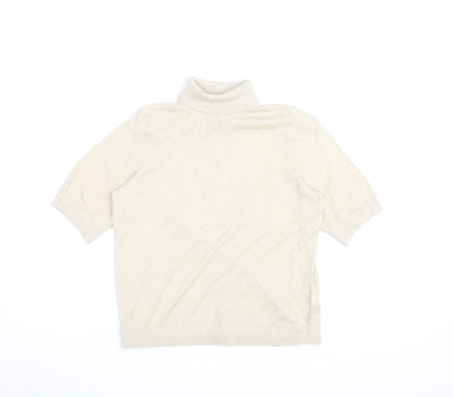 Marks & Spencer Women's Gold Roll Neck Sweater