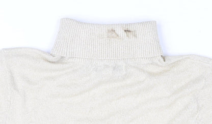 Marks & Spencer Women's Gold Roll Neck Sweater