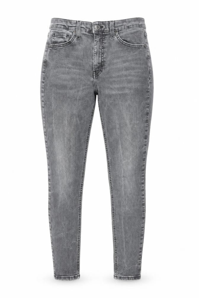 Topshop Women's Grey Skinny Jeans, Size 12