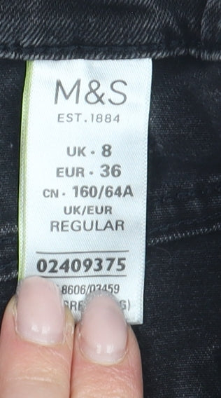 Marks & Spencer Women's Grey Skinny Jeans, Size 8