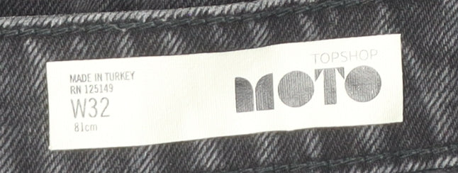 Topshop Women's Black A-Line Mini Skirt Size 32