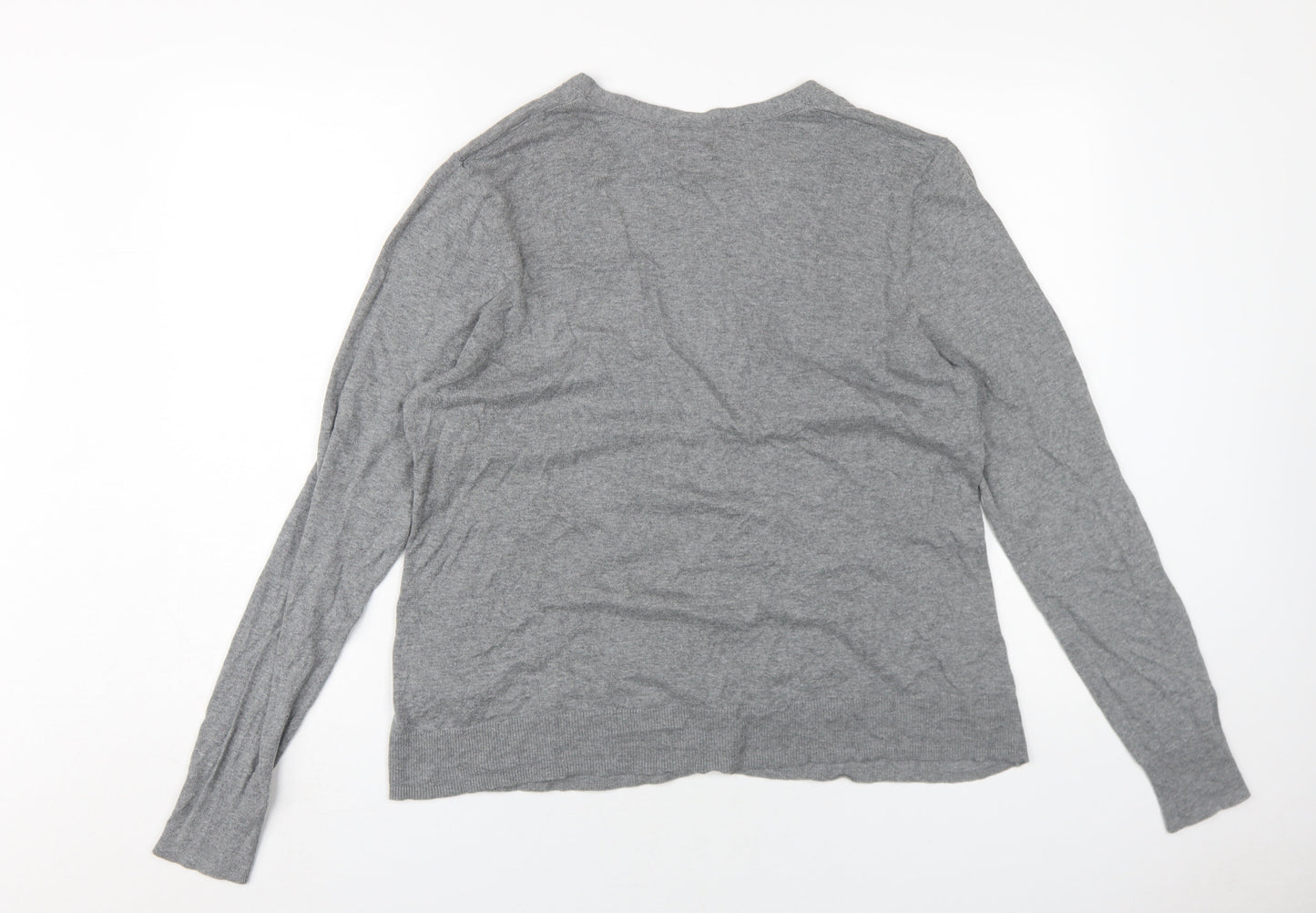 Old Navy Women's Grey Cardigan XL 100% Cotton