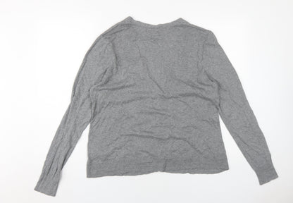 Old Navy Women's Grey Cardigan XL 100% Cotton