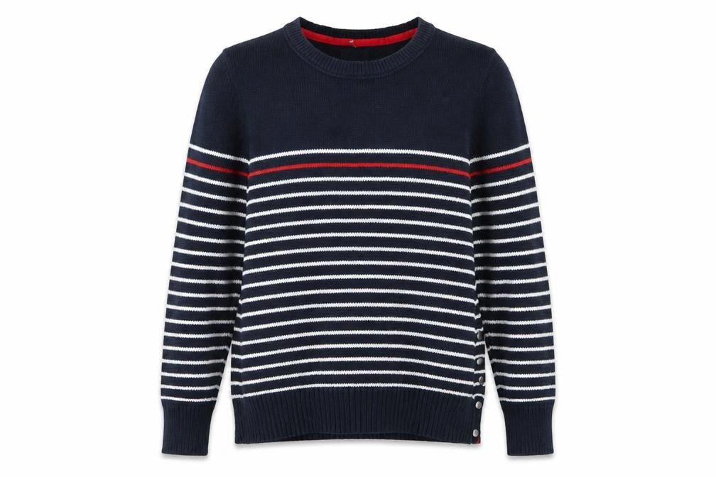 Cambridge Dry Goods Women’s Blue Striped Pullover Jumper Size 12