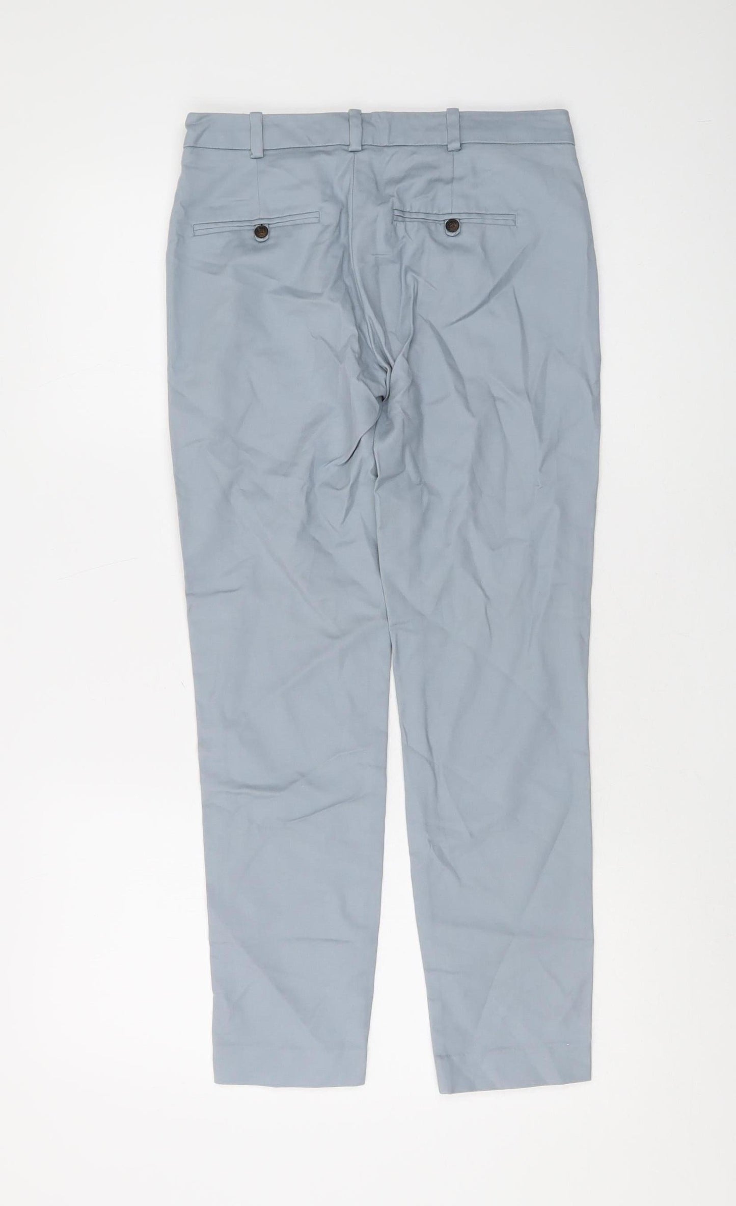 Zara Women's Blue Chino Trousers Size 6