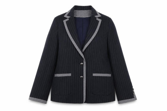 Marks & Spencer Women's Black Pinstripe Blazer