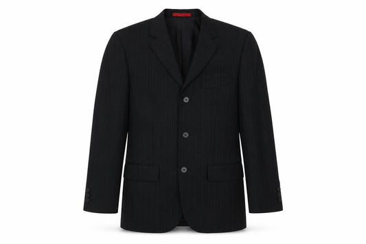 Burton Men's Black Striped Blazer, Size 36S