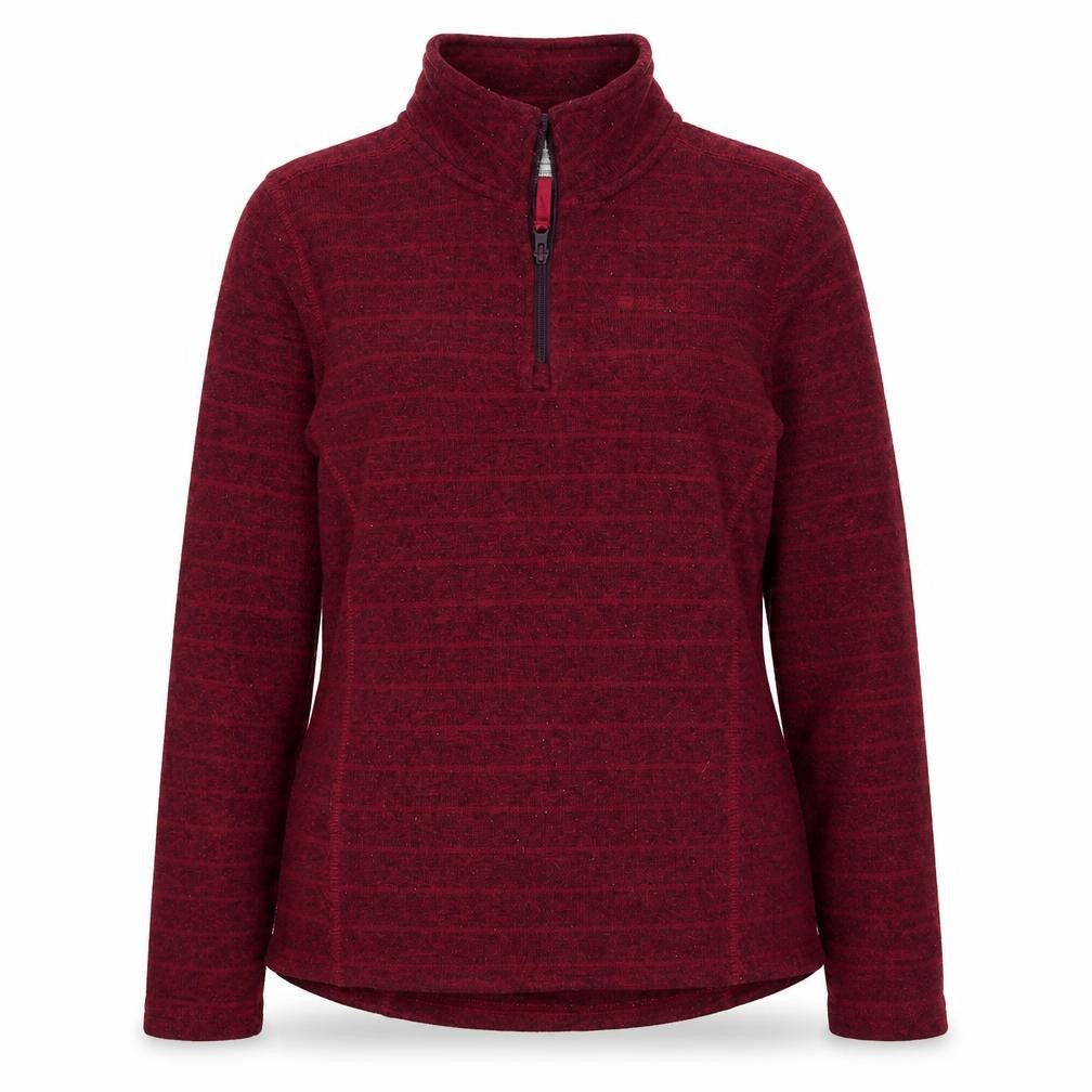 Mountain Warehouse Women's Red Henley Sweatshirt Size 12