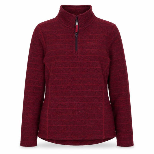 Mountain Warehouse Women's Red Henley Sweatshirt Size 12