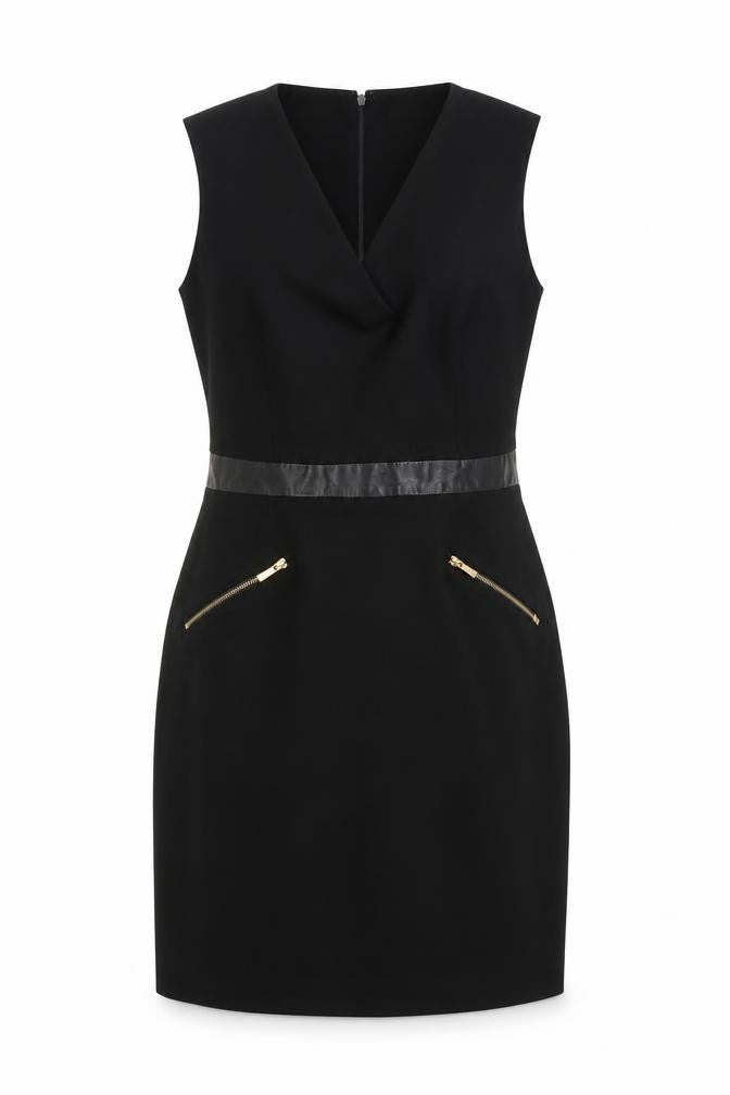 Fenn Wright Manson Women's Black Sheath Dress Size 14