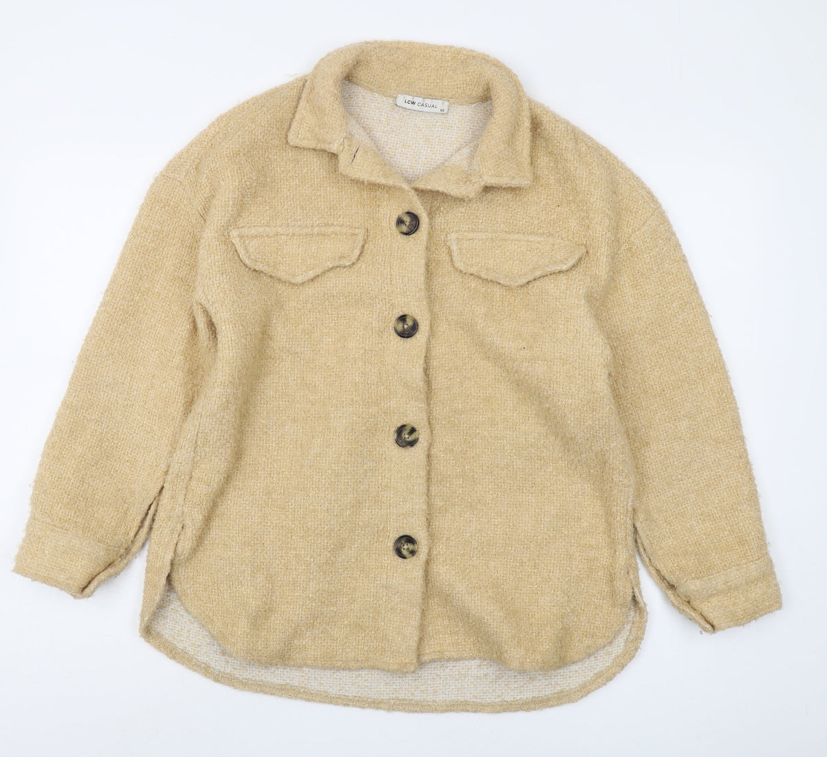 LC Waikiki Women's Beige Puffer Jacket XS